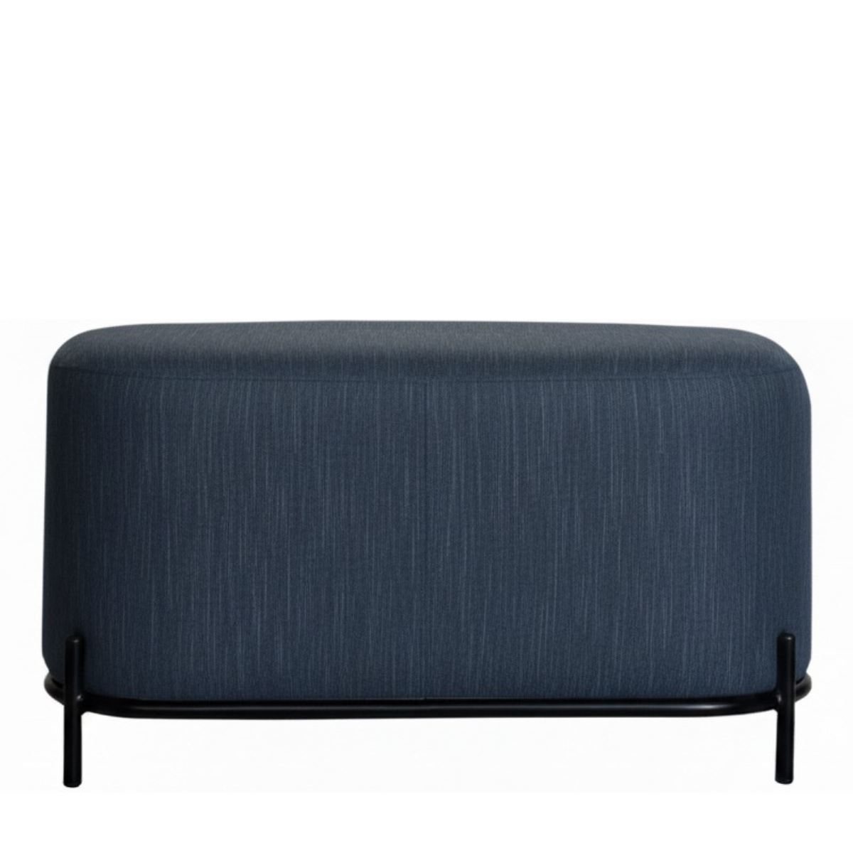 Puff Ottoman Azul Oscuro 80x45 - Ziyaz
